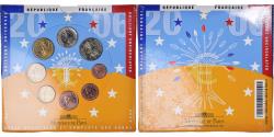 World Coins - France, Monnaie de Paris, Euro-Set, 2006, BU,