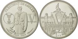 World Coins - France, Medal, Vème République, Président De Gaulle, , Copper-nickel