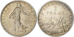World Coins - France, Franc, Semeuse, 1913, Paris, Silver, , KM:844.1