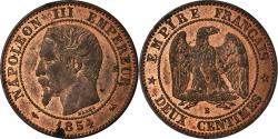 World Coins - Coin, France, Napoleon III, Napoléon III, 2 Centimes, 1854, Rouen,