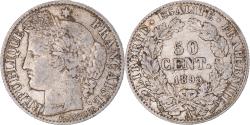 World Coins - Coin, France, Cérès, 50 Centimes, 1895, Paris, , Silver, KM:834.1