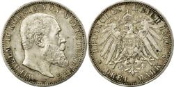 World Coins - Coin, German States, WURTTEMBERG, Wilhelm II, 3 Mark, 1910, Freudenstadt