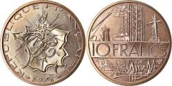 World Coins - Coin, France, Mathieu, 10 Francs, 1976, Paris, , Nickel-brass, KM:940