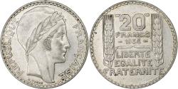 World Coins - France, 20 Francs, Turin, 1934, Paris, Silver, , Gadoury:852, KM:879