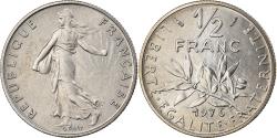 World Coins - Coin, France, Semeuse, 1/2 Franc, 1976, Paris, FDC, , Nickel, KM:931.1