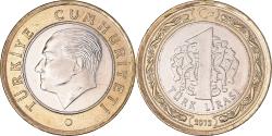 World Coins - Coin, Turkey, Lira, 2012, , Bi-Metallic, KM:1244
