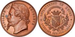 World Coins - France, Medal, concours régional de l'Eure, 1864, Desaide, Evreux,