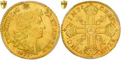 World Coins - France, Louis XIV, Louis d'Or, Louis d'or à la tête nue, 1671, Paris, Gold