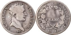 World Coins - Coin, France, Napoléon I, Franc, 1810, Limoges, , Silver, KM:692.7
