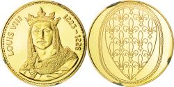 World Coins - France, Medal, Les Rois de France, Louis VIII, History, , Vermeil