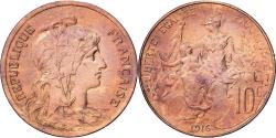 World Coins - France, 10 Centimes, Dupuis, 1916 ★, Paris, Bronze, , Gadoury:277