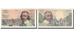 World Coins - France, 1000 Francs, Richelieu, 1956-11-02, UNC(60-62), Fayette:42.23, KM:134a