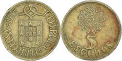 World Coins - Coin, Portugal, 5 Escudos, 1997