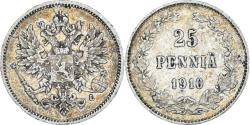 World Coins - Coin, Finland, Nicholas II, 25 Penniä, 1910, Helsinki, , Silver