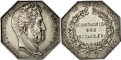 World Coins - France, Token, Louis XVIII, Compagnie des Notaires de Corbeil, Peuvrier