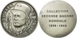 World Coins - France, Medal, Seconde Guerre Mondiale, Général de Gaulle, Mauviel,