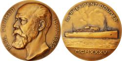 World Coins - France, Medal, Le Président Paul Doumer, Shipping, 1935, Aug.Maillard,