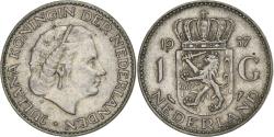 World Coins - Netherlands, Juliana, Gulden, 1957, Silver, , KM:184