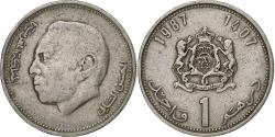 World Coins - Morocco, al-Hassan II, Dirham, 1987/AH1407, Copper-nickel, , KM:88