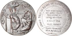 World Coins - France, Medal, Gravure, Grand Prix de Rome, Ablutions, 1948, Jules France