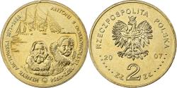 World Coins - Poland, 2 Zlote, 2007, Warsaw, Brass, , KM:610
