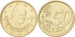 World Coins - Vatican, Pope Benedict XVI, 50 Centimes, 2010, Rome, Nordic gold,