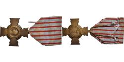 World Coins - France, Croix du Combattant, WAR, Medal, 1939-1945, Good Quality, Bronze, 37