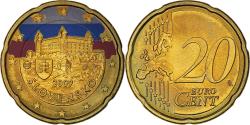 World Coins - Slovakia, 20 Euro Cent, 2009, Kremnica, Colourized, , Brass, KM:99