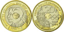 World Coins - Coin, France, 20 Francs, 1994, , Bimetallic, Gadoury:873