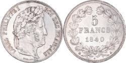 World Coins - Coin, France, Louis-Philippe, 5 Francs, 1840, Paris, EF(40-45), Silver