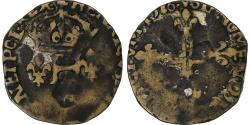 World Coins - France, Henri III, Double Sol Parisis, 1580, Paris, Contemporary forgery