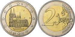 World Coins - GERMANY - FEDERAL REPUBLIC, 2 Euro, NORDRHEIN - WESTFALEN, 2011, Stuttgart