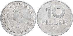 World Coins - Hungary, 10 Filler, 1973, Budapest, Aluminum, , KM:572