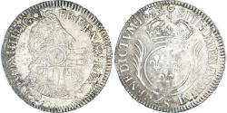 World Coins - Coin, France, Louis XIV, 1/2 Ecu aux palmes, 1693, Reims, , Silver