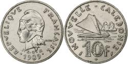 World Coins - New Caledonia, 10 Francs, 1989, Paris, Nickel, , Lecompte:96, KM:11