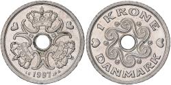 World Coins - Denmark, Krone, 1997, Copper-nickel, , KM:873