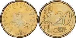 World Coins - Slovenia, 20 Euro Cent, 2007, Nordic gold,