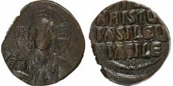 Ancient Coins - Constantine VIII, Follis, c. 1025-1028, Constantinople, Bronze,