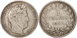 World Coins - Coin, France, Louis-Philippe, 5 Francs, 1833, Lyon, , Silver, KM:749.4