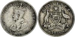 World Coins - Coin, Great Britain, George V, 6 Pence, 1936, , Silver, KM:832