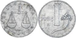 World Coins - Coin, Italy, Lira, 1954, Rome, , Aluminum, KM:91