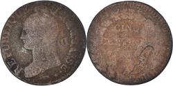 World Coins - Coin, France, Dupré, 5 Centimes, Paris, Surfrappe du Décime,