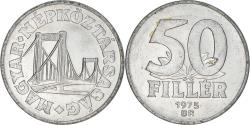World Coins - Coin, Hungary, 50 Fillér, 1975, Budapest, , Aluminum, KM:574