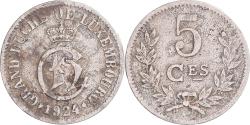 World Coins - Coin, Luxembourg, Charlotte, 5 Centimes, 1924, , Copper-nickel, KM:33