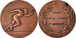 World Coins - France, Medal, Sprint, Offert par le Journal l'Union, Sports & leisure, Fraisse