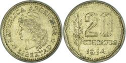 World Coins - Coin, Argentina, 20 Centavos, 1974