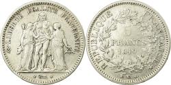 World Coins - Coin, France, Hercule, 5 Francs, 1849, Bordeaux, , Silver, KM:756.4