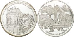 World Coins - France, Medal, Monuments de Paris, Le Théâtre Français, Arts & Culture