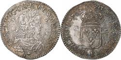 World Coins - France, Louis XV, 1/6 Écu de France, 1721, Tours, réformé, Silver,