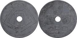 World Coins - Belgium, 25 Centimes, 1944, Zinc, , KM:132
